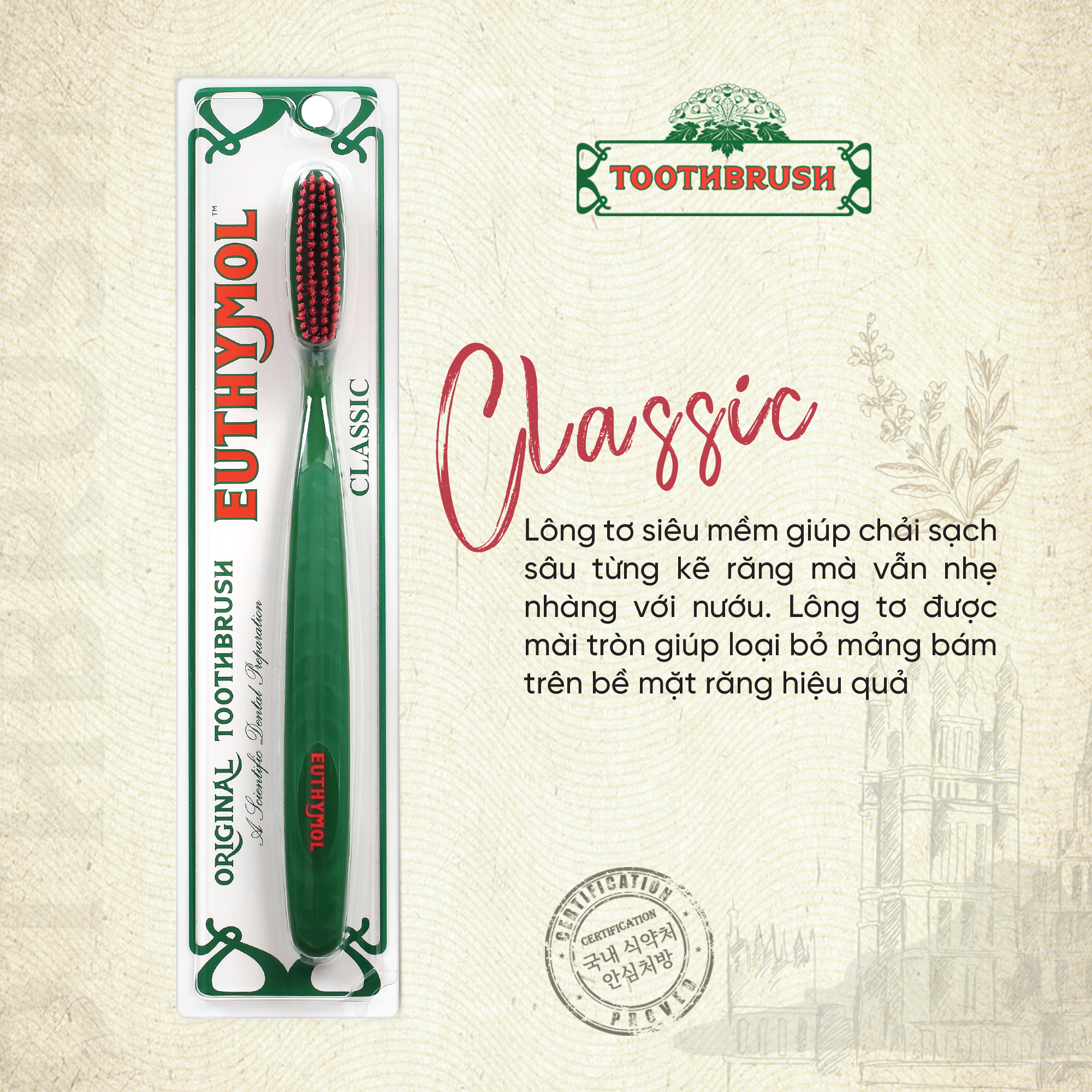 Euthymol Original Toothbrush Classic